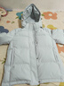 雅鹿蓄热短款羽绒服女2025年新款时尚休闲宽松小个子保暖时尚羽绒外套 蓝色 M (160) 【建议110-125斤】 实拍图