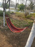 原始人吊床户外成人加厚荡秋千防侧翻摇床庭院掉床宿舍室内儿童网床 实木防侧翻【双人加厚彩虹】赠3米绑绳+登山扣 实拍图