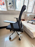 得力（deli）简约舒适办公椅 人体工学电脑椅 职员网布椅子 钢制脚 87080S 实拍图