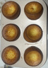 法焙客（FOR BAKE）马芬蛋糕烤盘双面金色不粘蛋糕模具迷你麦芬小蛋糕碳钢6连马芬 实拍图