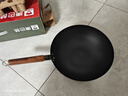 康巴赫炒锅精铁防锈爆炒老铁锅家用无涂层锤纹物理防粘炒菜锅电磁炉明火 二代新款无副耳 32cm 实拍图