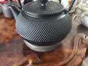 领艺茶壶煮茶器电陶炉煮茶壶铸铁壶相思木电陶炉配雨霖铃铁壶900ml 实拍图