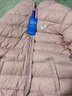 亚瑟士（asics）童装冬季儿童柔软舒适三防轻薄保暖羽绒服【高充绒量】 粉色 清洁度1000-鸭绒 160 充绒量98.5g 实拍图