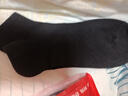 猫人【消臭抑菌】女士袜子女纯棉秋冬女袜纯黑色短筒袜女棉袜全棉6黑 实拍图