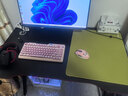 奥伦福特  电脑桌台式家用电竞游戏桌办公书桌简约书房写字桌子 碳纤维纹路单桌-100*60 升级款电竞桌 实拍图