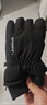 战术鸟(3M)新雪丽棉男士冬季保暖手套骑行防寒防水大码触屏 黑色 实拍图