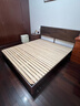 源氏木语实木床卧室双人床小户型黑胡桃木月兮大板床1.8*2.0m低铺京享家 实拍图