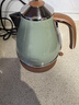 德龙（Delonghi）电热水壶1.7L大容量烧水壶家用复古系列 防干烧自动断电 304不锈钢 KBOV2001.GR 橄榄绿 现货 实拍图