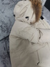 京东京造进口极寒95鹅绒服羽绒服男外套女冬季新款中长款新年 燕麦卡 L 实拍图