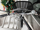 美昱山地自行车男城市自行车学生淑女单车成人实心胎通勤车 三角梁-豪华版-黑色 26寸充气胎【建议160-180cm】 实拍图