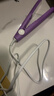 直发夹板卷直两用直板夹刘海夹板男女通用小夹板迷你卷发棒礼物女 香芋紫 活动专享 实拍图