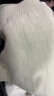 珍贝半高领长袖纯羊绒衫红色保暖针织打底衫简约纯色冬季新款31088 白色 M （100码） 实拍图