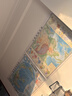 【官方正版】大幅面学生专用版地理地图套装 中国地图挂图+世界地图挂图（大尺寸约1.2米×0.9米 初中高中学生老师教师地理知识学习地图挂图墙贴挂画 地形图 洋流气候图等知识） 实拍图
