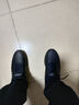 特步运动鞋男鞋跑鞋冬季皮面防水轻便减震健身休闲慢跑步鞋子男黑色 实拍图