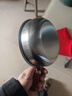 特厚不锈钢平底锅奶锅电磁炉通用不粘锅辅食锅汤锅煮锅蒸锅汤锅 17cm胡桃木锅 实拍图
