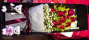 梦馨鲜花鲜花速递11朵红玫瑰礼盒花束送女友生日礼物全国同城配送 11朵红玫瑰礼盒 实拍图