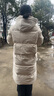 鸭鸭（YAYA）孙颖莎同款航天联名情侣反季羽绒服男女长款冬季新款休闲加厚外套 月光白色-YE5B000706A 【升级版】男女同款 M 100-120斤左右 实拍图