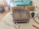 美的（Midea）电火锅鸳鸯锅火锅专用锅多功能锅料理烤肉锅分体式多功能一体电锅0氟钛陶电煮锅HGS352866S 实拍图