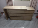 全友家居 六斗柜抽屉收纳柜原木风家具储物柜卧室梳妆台一体置物柜 实拍图
