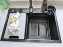 四季沐歌厨房水槽纯手工大单槽L8系列5MM加厚304不锈钢抗菌集渣洗菜盆68 实拍图