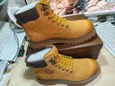 骆驼（CAMEL）王俊凯同款马丁靴高帮秋户外工装大黄靴男 GE122W7757T 金黄 42 实拍图