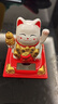 侑家良品太阳能招财猫桌面小摆件节日实用小礼品新年春节自动招手3寸 实拍图