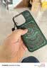 PARKA适用iphone air手机壳凯夫拉磁吸iphone17promax手机壳凯夫拉手机壳芳纶纤维苹果保护壳保护套 三星堆-绿色 iPhone15Pro 实拍图