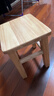 斯朴洛特小木凳实木方凳家用客厅成人矮凳板凳茶几凳换鞋凳木质登木头凳子 方凳30公分高 实拍图