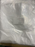 逅拾平口垃圾袋白色80cm*100cm*50只单面1.6丝免撕物业酒店商用塑料袋 实拍图