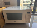 松下（Panasonic）微波炉家用烤箱多功能平板式智能微烤一体机6档变频大火力一键感温加热22升大容量 22升1000W|按键操控|白色GF233 实拍图