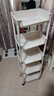 京东物流 书架推车式置物架移动落地储物架简易多层收纳架 5层【带轮】容量升级  活动专享 【稳固不晃】 实拍图