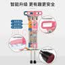 呦酷跳跳杆弹跳器成人儿童双杆娃娃跳弹跳杆青少年健身器材玩具蹦高器 音乐/计数/灯光【80斤-120斤】蓝色大号 实拍图