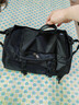 回力旅行包男大容量双肩包多功能书包短途出差行李背包手提斜挎健身包 黑色【45L可登机】 实拍图