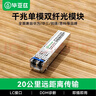 毕亚兹 光模块 千兆SFP单模双纤20公里KM LC接口多芯1.25G+万兆兼容华为/华三/普联/锐捷/中兴等国产品牌 实拍图
