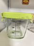 babycare婴儿辅食盒玻璃宝宝辅食保鲜工具便携防漏蒸煮冷冻储存青+粉220ml 实拍图