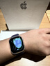 Apple/苹果WatchS11智能手表GPS款46毫米银色铝金属表壳雾紫色运动型表带M/L-联通补贴 实拍图