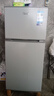 美的（Midea）112L两门小冰箱灰色双温小冰箱迷你家用宿舍租房灵活摆放节能低音深冷速冻 BCD-112CM 实拍图