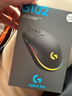 罗技（G）G102第二代游戏鼠标 RGB流光灯效鼠标 轻量化  游戏级8000DPI传感器 黑色 200-8000DPI 实拍图