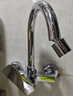 九牧JOMOO入墙式双孔水龙头阳台洗衣池厨房水槽冷热二合一混水阀旋转 入墙大弯【双出水】 实拍图