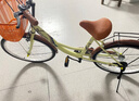 百士盾自行车女成人女士学生男女生女款亲子老式公主车通勤城市单车轻便 复古黄-尊享版-单速 24寸 实拍图