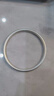 老凤祥古法银手镯素圈999足银实心银镯子银饰送女友老婆情人节生日礼物 #58(约26.5g±1g) 实拍图
