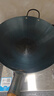 荣事达（Royalstar）章丘手工锻打铁锅老式圆底炒锅无涂层不粘炒菜锅燃气灶无盖38cm 实拍图