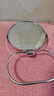 名创优品（MINISO）高质圆形双面两用化妆镜子美容镜宿舍卧室圆形台镜生日礼物 7寸 实拍图