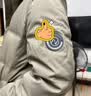 鸭鸭（YAYA）羽绒服男短款可拆连帽厚款保暖中青年冬季商务休闲外套02F卡其170 实拍图