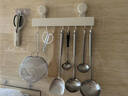 一卫（yweel）奶白吸盘厨房挂钩架挂杆壁挂厨具挂架勺子铲子置物架多功能 实拍图