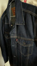 Levi's李维斯情侣同款美式经典复古休闲时尚潮牌修身牛仔夹克外套 深蓝色 72334-0134 M 实拍图