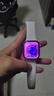 Apple/苹果 【女神节】Watch S11 智能手表GPS款42毫米玫瑰金色铝金属表壳淡桃粉色运动型表带M/L 实拍图