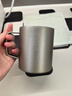 京东京造不锈钢双层保温桌面马克杯420mL 户外露营水杯 304咖啡杯银灰色 实拍图