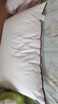 水星家纺枕头枕芯酒店枕头护颈枕头芯家用单个纯棉抗菌可水洗中枕48x74cm 实拍图