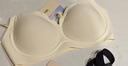 ubras虞书欣同款钻石纱夹心软支撑花瓣杯文胸内衣女胸罩 背勾-燕麦奶 L 实拍图